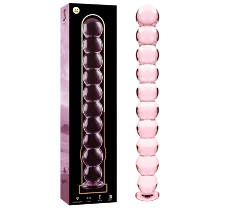 Ibiza Nebula Series Model 22 Glass Intimate Tool Pink 21.5cm