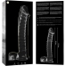 NEBULA SERIES BY IBIZA - MODELO 23 DILDO CRISTAL TRANSPARENTE 21.5 CM -O- 4 CM