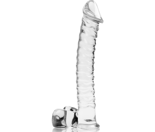 NEBULA SERIES BY IBIZA - MODELO 23 DILDO CRISTAL TRANSPARENTE 21.5 CM -O- 4 CM