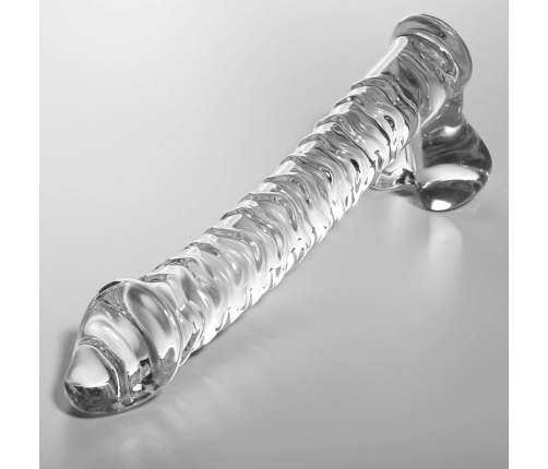 NEBULA SERIES BY IBIZA - MODELO 23 DILDO CRISTAL TRANSPARENTE 21.5 CM -O- 4 CM