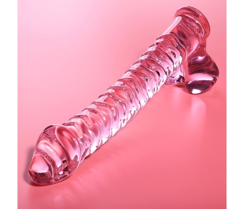 Ibiza Nebula Series Model 23 Intimate Glass Device Pink 21.5cm O4cm