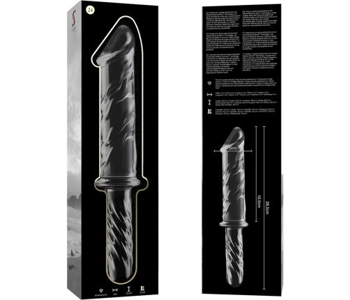 Ibiza Nebula Series Model 24 Intimate Glass Device Clear 28.5cm O5cm