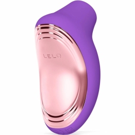 LELO SONA 2 Travel Compact Sonic Wave Device Purple 12 Modes