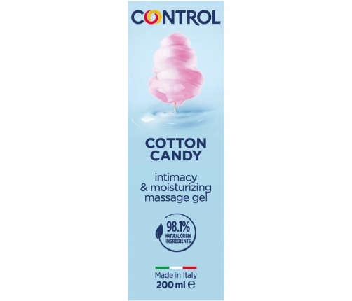 CONTROL - MASAJE GEL 3 EN 1 ALGODÓN DE AZÚCAR 200 ML