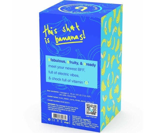 B Swish BCute Curve Infinite Classic Blue Rechargeable Silicone Device