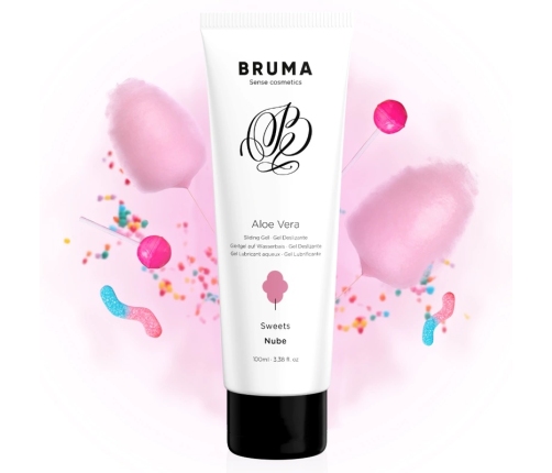 BRUMA Aloe Vera Water-Based Glide Gel Sweets Aroma 100ml