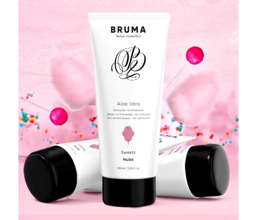BRUMA Aloe Vera Water-Based Glide Gel Sweets Aroma 100ml