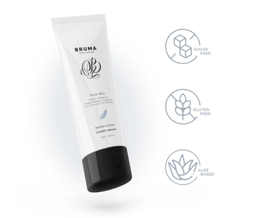 BRUMA Aloe Vera Water-Based Intimate Gel 100ml - Hydrating Comfort Formula
