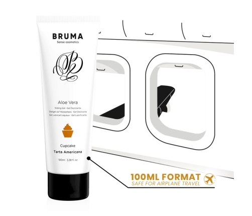 BRUMA - GEL DESLIZANTE CON ALOE VERA SABOR A TARTA AMERICANA 100 ML