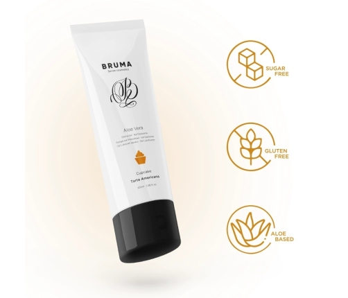 BRUMA - GEL DESLIZANTE CON ALOE VERA SABOR A TARTA AMERICANA 100 ML