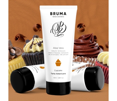 BRUMA - GEL DESLIZANTE CON ALOE VERA SABOR A TARTA AMERICANA 100 ML