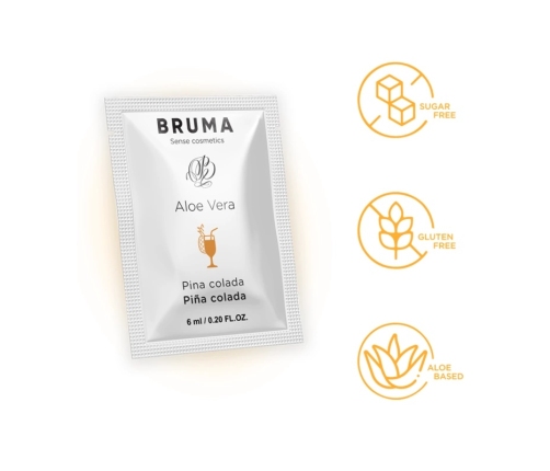 BRUMA Aloe Vera Water-Based Sliding Gel 6ml Pina Colada Scented