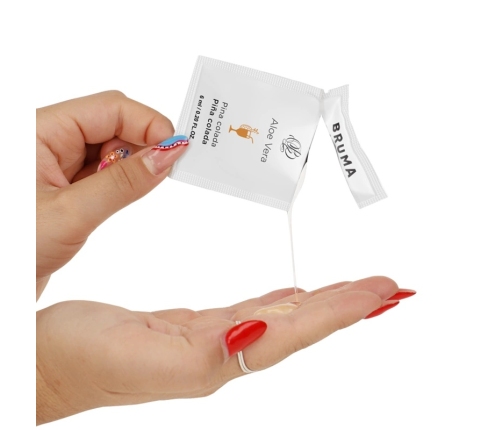 BRUMA Aloe Vera Water-Based Sliding Gel 6ml Pina Colada Scented