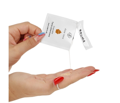 BRUMA Aloe Vera Water-Based Gel Cupcake Aroma 6 ml Pocket Size