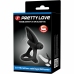 Pretty Love Black Silicone Ring - 10-Mode Rechargeable System
