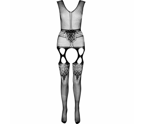 PASSION ECO Collection Bodystocking BS014 White - Sustainable One Size Design