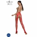 Passion ECO S001 Red Bodystocking - Eco-Friendly Recycled Material, One Size