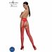 PASSION ECO S002 Bodystocking Red - Sustainable Recycled Material, One Size