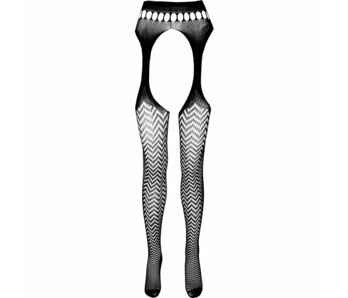 PASSION Eco Collection Bodystocking ECO S002 White - Sustainable Design, One Size