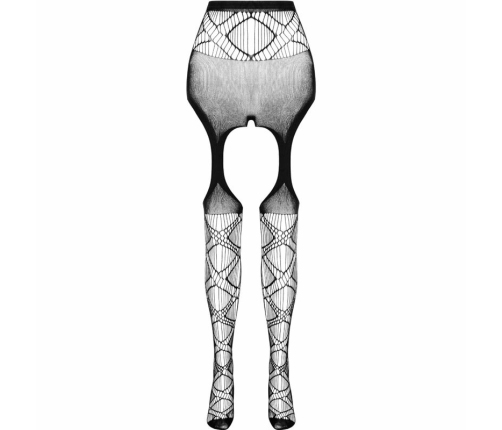 PASSION ECO S005 White Bodystocking - Sustainable Recycled Material, One Size