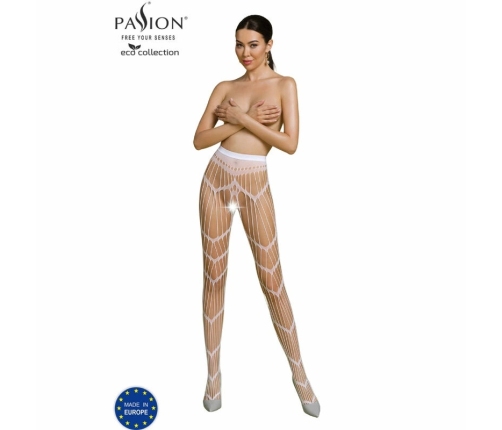 PASSION Eco Collection S006 Bodystocking White - Sustainable Design, One Size