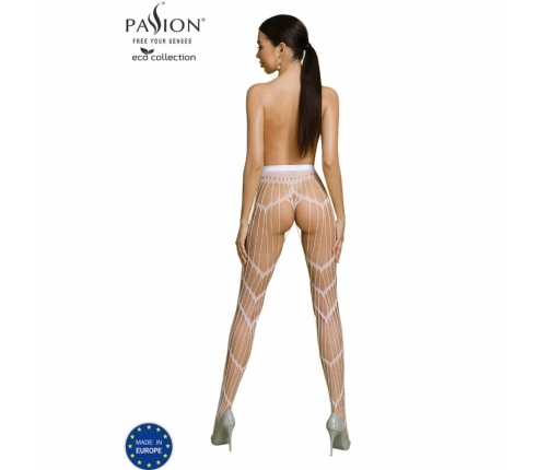 PASSION Eco Collection S006 Bodystocking White - Sustainable Design, One Size