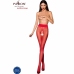PASSION TIOPEN 001 Red 3/4 Length 20 DEN Stockings - Classic Style