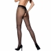 Passion TIOPEN 009 Black Sheer Tights with Decorative Detail 20 DEN Size 1/2