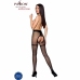 Passion TIOPEN 019 3/4 Black Tights 20 DEN - Elegant Openwork Design