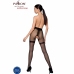 Passion TIOPEN 020 Black 20 DEN Open Crotch Tights Size 1/2