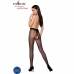 Passion TIOPEN 022 3/4 Black/Red Tights 20 DEN - Elegant Design