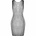 PASSION BS097 Black Bodystocking Mesh Design One Size