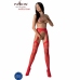 Passion S026 Red Stockings with Garter - One Size, Elegant Design