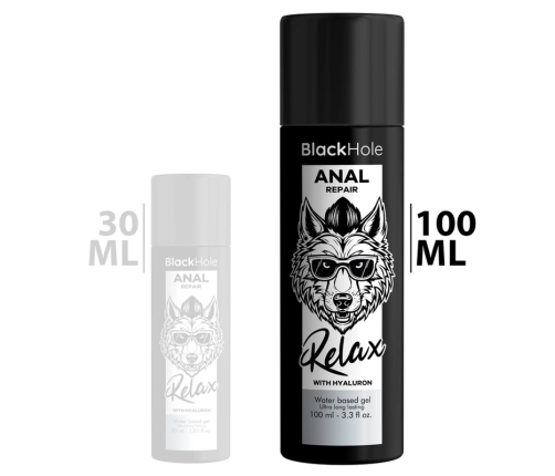 Black Hole Anal Relax Lubricant with Hyaluron Water-Based 100ml