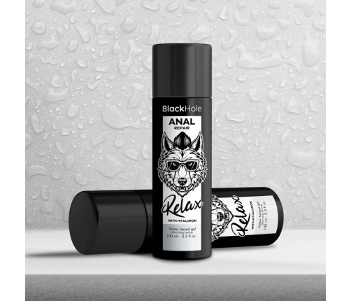 Black Hole Anal Relax Lubricant with Hyaluron Water-Based 100ml