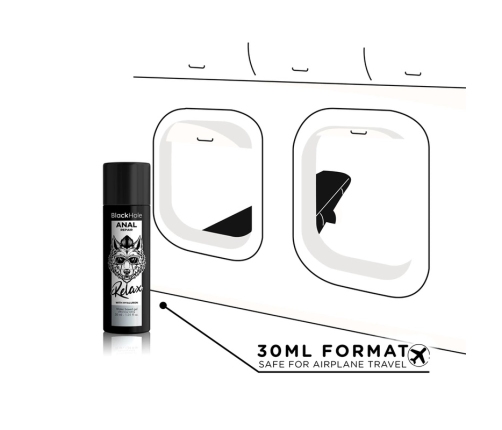 Black Hole Anal Repair Water-Based Gel with Hyaluron 30ml - Relaxing Formula