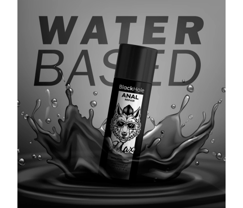 Black Hole Anal Repair Water-Based Gel with Hyaluron 30ml - Relaxing Formula
