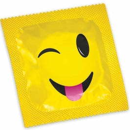 Pasante Smiley 54mm Latex Condoms 144-Pack - Fun Multi-Designs