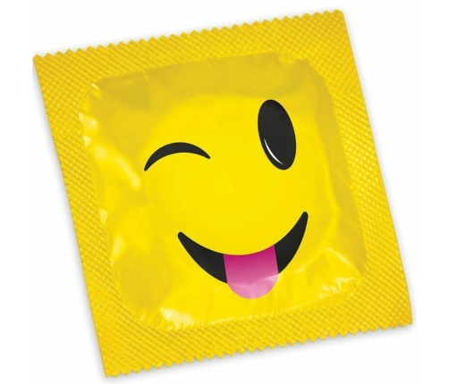 Pasante Smiley 54mm Latex Condoms 144-Pack - Fun Multi-Designs