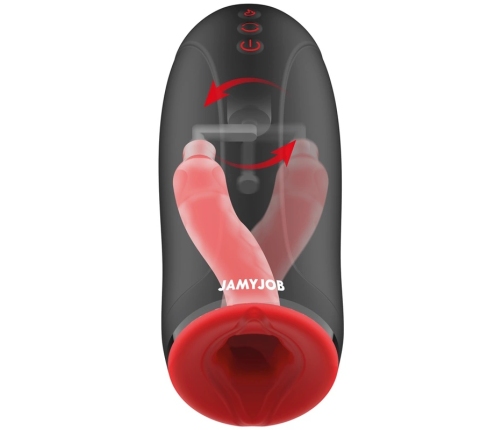 JAMYJOB SWING-R Intimate Machine with Heating, Swing Motion & Vibration, Black