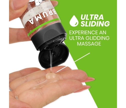 BRUMA - ACEITE DE MASAJE PREMIUM EFECTO CALOR SABOR SANDÍA 3 EN 1 - 100 ML