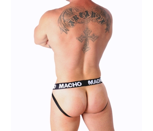 Macho MX26X1 Jockstrap White Mesh L - Breathable Athletic Support