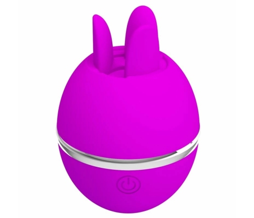 Pretty Love Gemini Ball Purple Silicone Intimate Massager with Pulsation