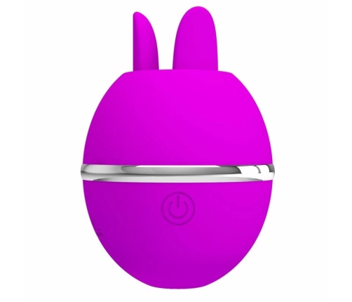 Pretty Love Gemini Ball Purple Silicone Intimate Massager with Pulsation