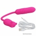Pretty Love Nobikuma Pink Silicone Vibrating Bullet - USB, 6 Modes