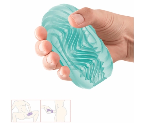 Pretty Love Twist Angel Cupid Egg Intimate Device, TPR, Compact Design