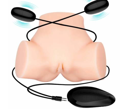 Crazy Bull Samantha Torso Model Vibrating Intimate Machine, Water Skin Material