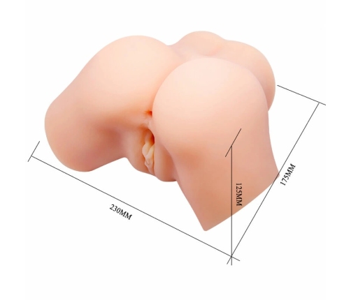 Crazy Bull Samantha Torso Model Vibrating Intimate Machine, Water Skin Material