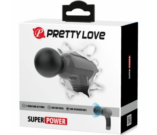 Pretty Love PowerMassager 7 Modes 5 Speeds USB Dark Gray