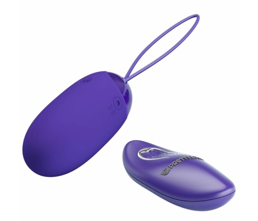 Pretty Love Berger Wireless Intimate Egg Violet 12 Modes Silicone